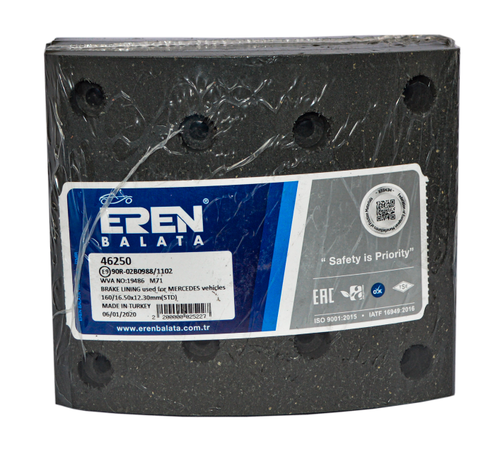 Накладки тормозные STD MAN - MERCEDES 410*163 EREN 46250